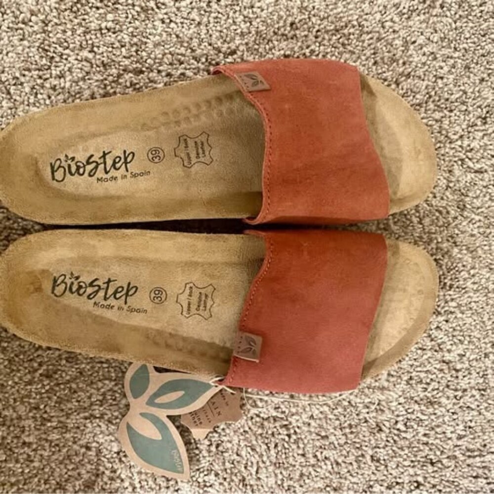 Women’s Biostep Suede Slide Sz 8